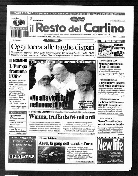 Il Resto del Carlino : giornale dell'Emilia